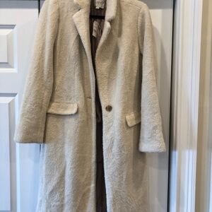 LOFT Cream Teddy Jacket